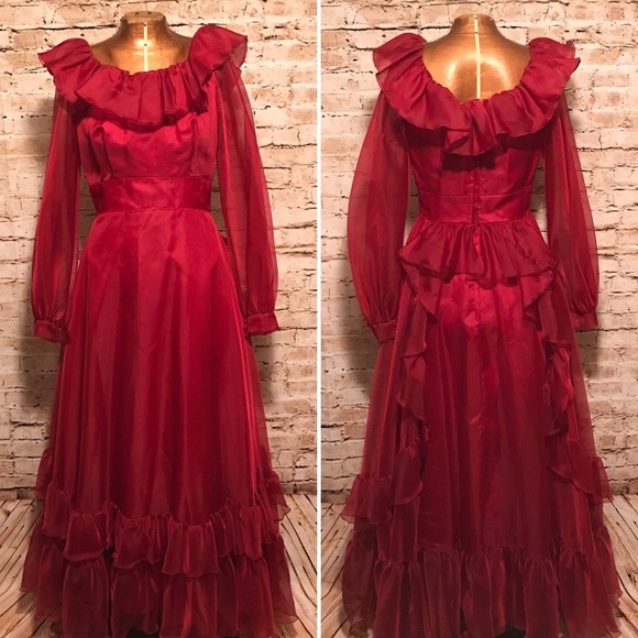 1980s ball gown